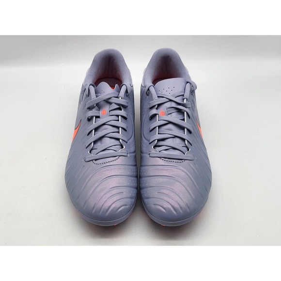 Nike Tiempo Legend 10 Academy DV4337 402 Men 7.5 Gray Crimson Soccer Cleats NWOB - Picture 2 of 10
